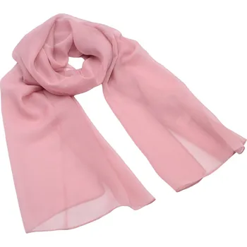 Šála Šála vzdušná - růžová jednobarevná