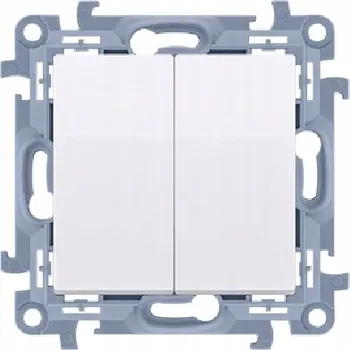 vypínač Simon 10 Dvojitý lustrový přepínač bílý CW5C.01/11 Kontakt-Simon