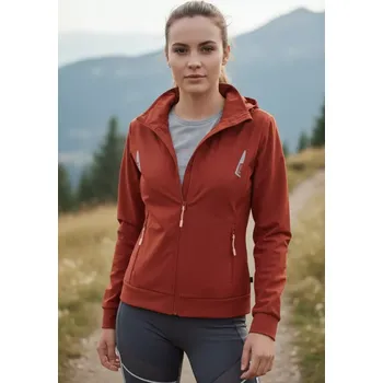 Dámská větrovka Dámská sport letní bundička cihlově červená Již pouze vel. S