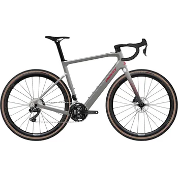 gravel kolo Ridley E-Grifn Shimano GRX600 - Battleship Grey Metallic / Candy Red Metallic Velikost: S