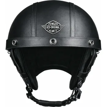 Helma na motorku Retro helma na motorku černá Velikost: L