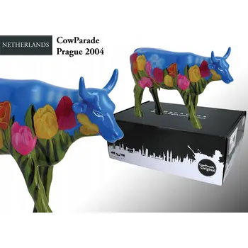 Figurka SBĚRATELSKÁ FIGURKA COWPARADE KRÁVA NETHERLANDS YVONA MARIKOVA DESIGN