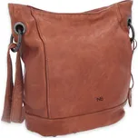 Kožená kabelka crossbody Noelia Bolger koňaková NB 2089 KO