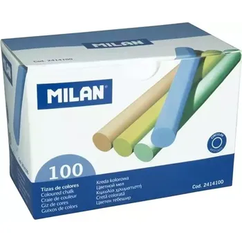 Kancelářský nábytek Školní křídy Milan, barevné, 100 ks