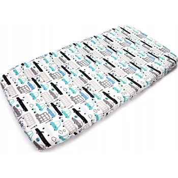 Prostěradlo PROSTĚRADLO 180x90 cm S GUMOU DO POSTÝLKY BAVLNA Kerstin