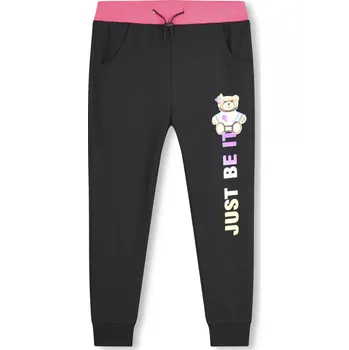 Dívčí oblečení Dívčí bavlněné tepláky Kugo WT0868 vel. 98 černé