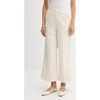 Dámské kalhoty Bavlněné kalhoty Pedro del Hierro 7609785 béžová 01X, vel. 42