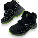 Sente Chlapecké černé softchellové zimní boty na suchý zip 02 Barva: Černá, Velikost: 34