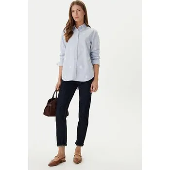 Pánská košile Tommy Hilfiger Košile WW0WW49386 Světle modrá Relaxed Fit 44