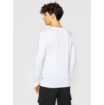 Pánské tričko Alpha Industries S dlouhým rukávem Basic T 100510 Bílá Regular Fit M