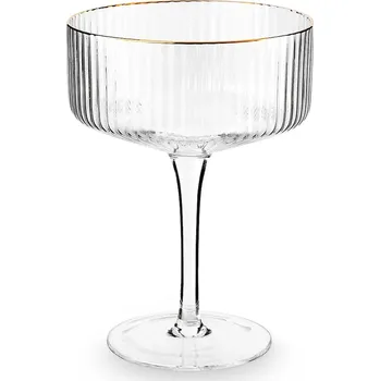 Sklenice Sklenice na šampaňské vtwonen Gold Rim 300 ml 52133002 průhledná TSP