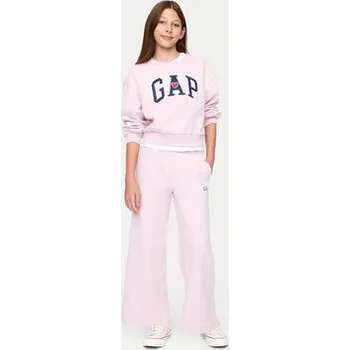Dámské kalhoty Gap Teplákové kalhoty 628710-00 Růžová Regular Fit S