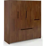 Skříň Bergman 4D5S borovice Odstín moření: Ořech
