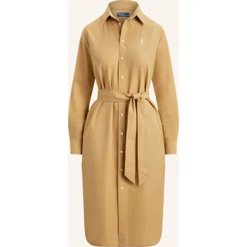 Dámské šaty Polo Ralph Lauren Dámské Košilové Šaty, velbloudí, 40