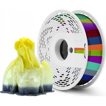 3D tisk Filament Fiberlogy OUTLET Matný PET-G 1,75mm 0,85kg Vícebarevný