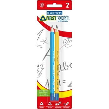 Grafitová tužka Centropen grafitové tužky trojhranné 9512 - 2 ks
