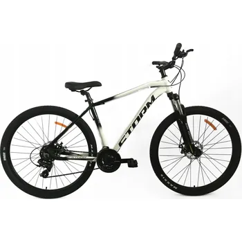 Horské kolo Horské kolo MTB Storm Shark 29 1.0 Pánské, rám 21 palců, kolo 29", bílé