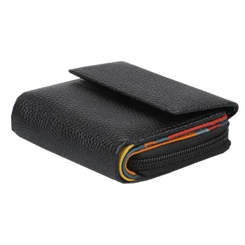 Peněženka NovaKabelka.cz Dámská kožená peněženka D485 Nero