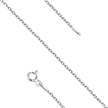 Řetízek Olivie Stříbrný rhodiovaný řetízek ROLO 50cm 2035 Ag 925; ≤2,0 g.