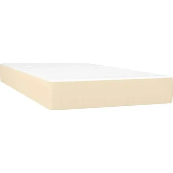 Matrace Taštičková matrace 120x190 cm bílá/krémová středně tvrdá 20 cm