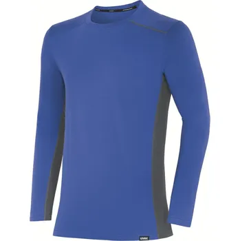 pracovní tričko Pánské pracovní triko uvex suXXeed LS - modrá Velikost: L