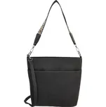 Beagles Černá kabelka přes rameno se zdobeným ramínkem „Polly“