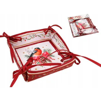 chlebník KOŠÍK NA PEČIVO CHLÉB VÁNOČNÍ MALÝ CARMANI