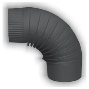 Krbová kamna BLIST Koleno kouřové 120mm / 90° BLIST