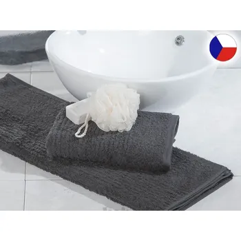 Osuška Luxusní osuška 70x140 JUVEL 580g Vlny 3D šedé