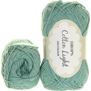 Příze Drops Cotton Light 56 mořská zelená