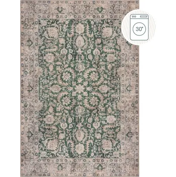 Koberec Zelený pratelný koberec 115x170 cm Beau Floral – Flair Rugs ID_1787492