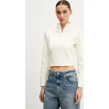 Pánské tričko Tričko s dlouhým rukávem Converse 10027392.A01 béžová 01X, vel. XL