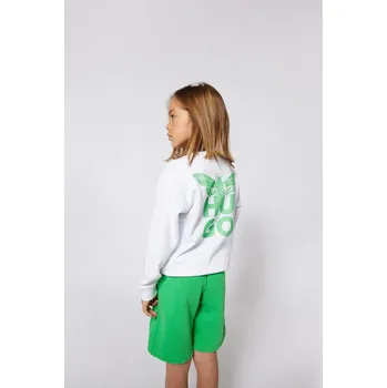 Chlapecká mikina Dětská mikina HUGO G00357.162.174 bílá 00X, vel. 174