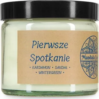 Svíčka Tradiční sójová svíčka První Setkání Mandala Candle 1 ks