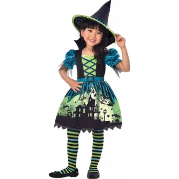 Karnevalový kostým Kostým Čarodějnice Amscan vel. 98-110