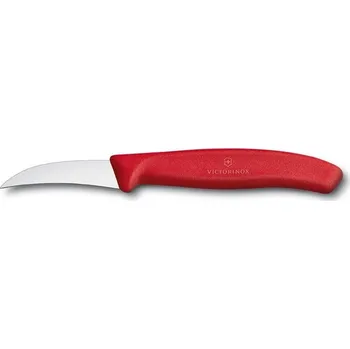 Victorinox Nůž na vykrajování 6 cm zahnutý červený