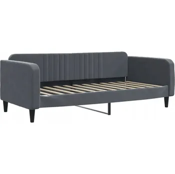 Pohovka Rozkládací pohovka, tmavě šedá, 223 x 100 x 75 cm