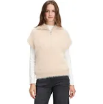 BETTY & CO dámská vesta se zipem 5946/3264 1098 Béžová 34