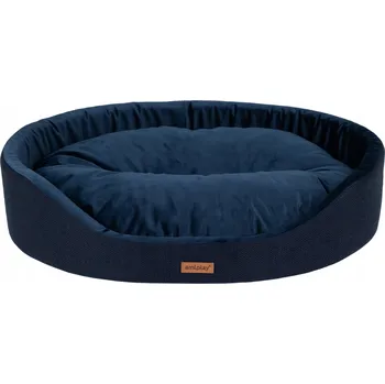 Pelíšek pro psa Amiplay Siena S Oval Bed Navy Pelíšek