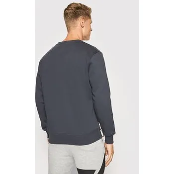 Pánská mikina Alpha Industries Mikina Basic 178302 Tmavomodrá Regular Fit XXL