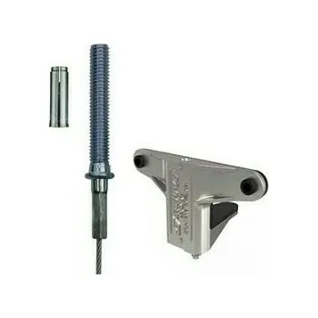 Závěs spodní rohový Gripple 2 k potrubí vzduchotechniky – M8, závitový kolík s k 1 m