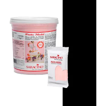 Modelovací hmota light světle růžová 1 kg - Saracino | Skvělé pro Váš domácí dort