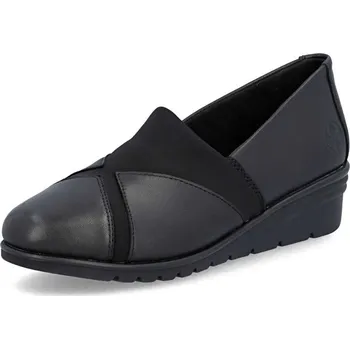 Dámská móda Dámské mokasíny RIEKER L5354-00 černá S6 39