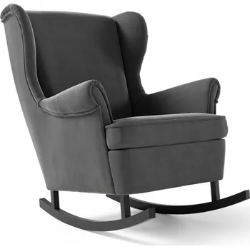 Křeslo Houpací křeslo Hazel - Riviera 100 Barva nožiček: Černá