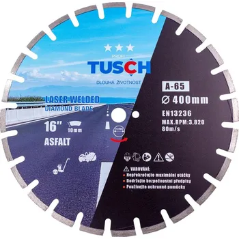 Příslušenství k brusce Diamantový kotouč řezný TUSCH A-65