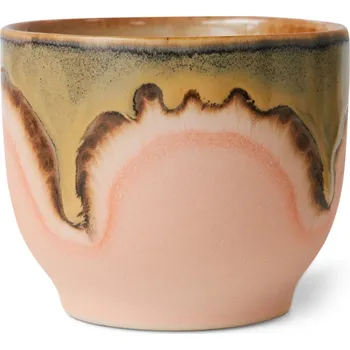 HK living Kameninový hrnek café cup 70's Blossom 250&nbsp;ml