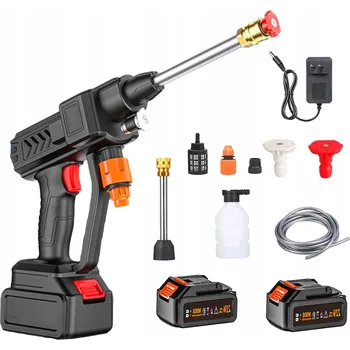 Vysokotlaký čistič AKUMULÁTOROVÁ TLAKOVÁ MYČKA, VYSOKOTLAKÁ MYCÍ SOUPRAVA 2x1500 mAh