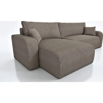 Sedací souprava Rozkládací sedací souprava do L - Lavana XL - hnědá