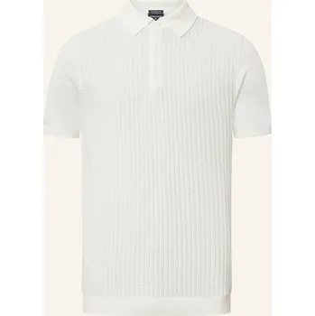 Pánská košile Strellson Pánská Úpletová Polokošile Adrian, režná, XL