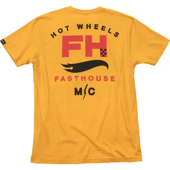 Fasthouse Hot Wheels Array Tee Gold Velikost: XL 1682-5011